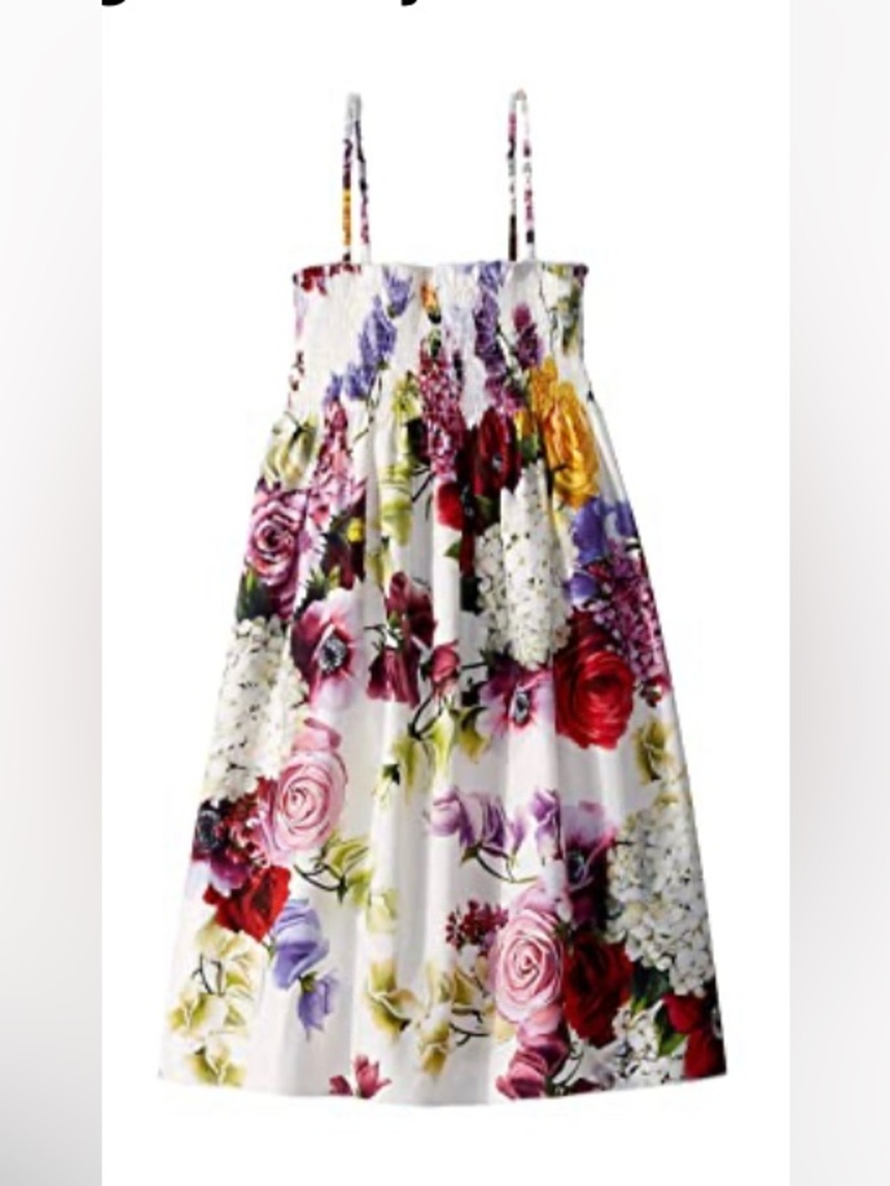 NWT Dolce & Gabbana Floral Sundress Girls Sz 12